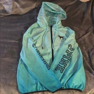 Blue PINK windbreaker